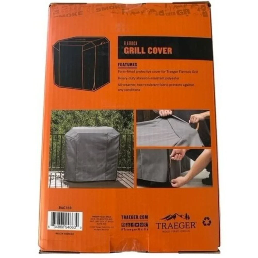 Traeger Flatrock Grill Cover BAC758. Heavy Duty Abrasion Resistant. New in Box - Picture 15 of 15